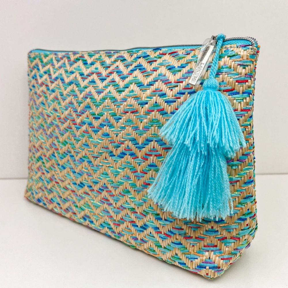 NWT • Raffia Pouch - Picture 6 of 9